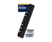 Filofax Personal Black Ruler Page Marker