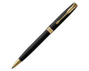 Parker Sonnet Matte Black Ballpoint Pen with Gold Trim