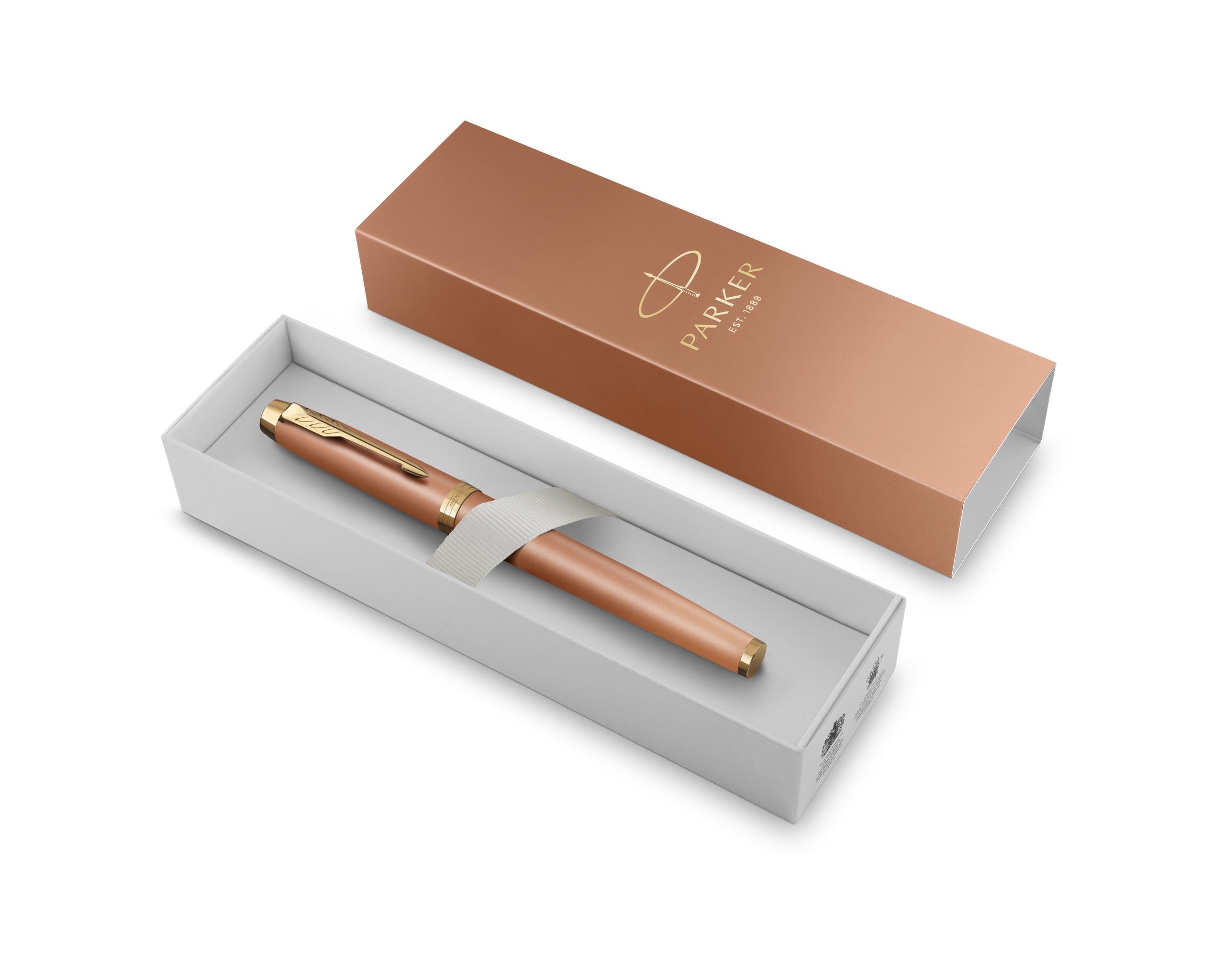 Parker IM Writing Rituals Fountain Pen - Orange with Gold Trim
