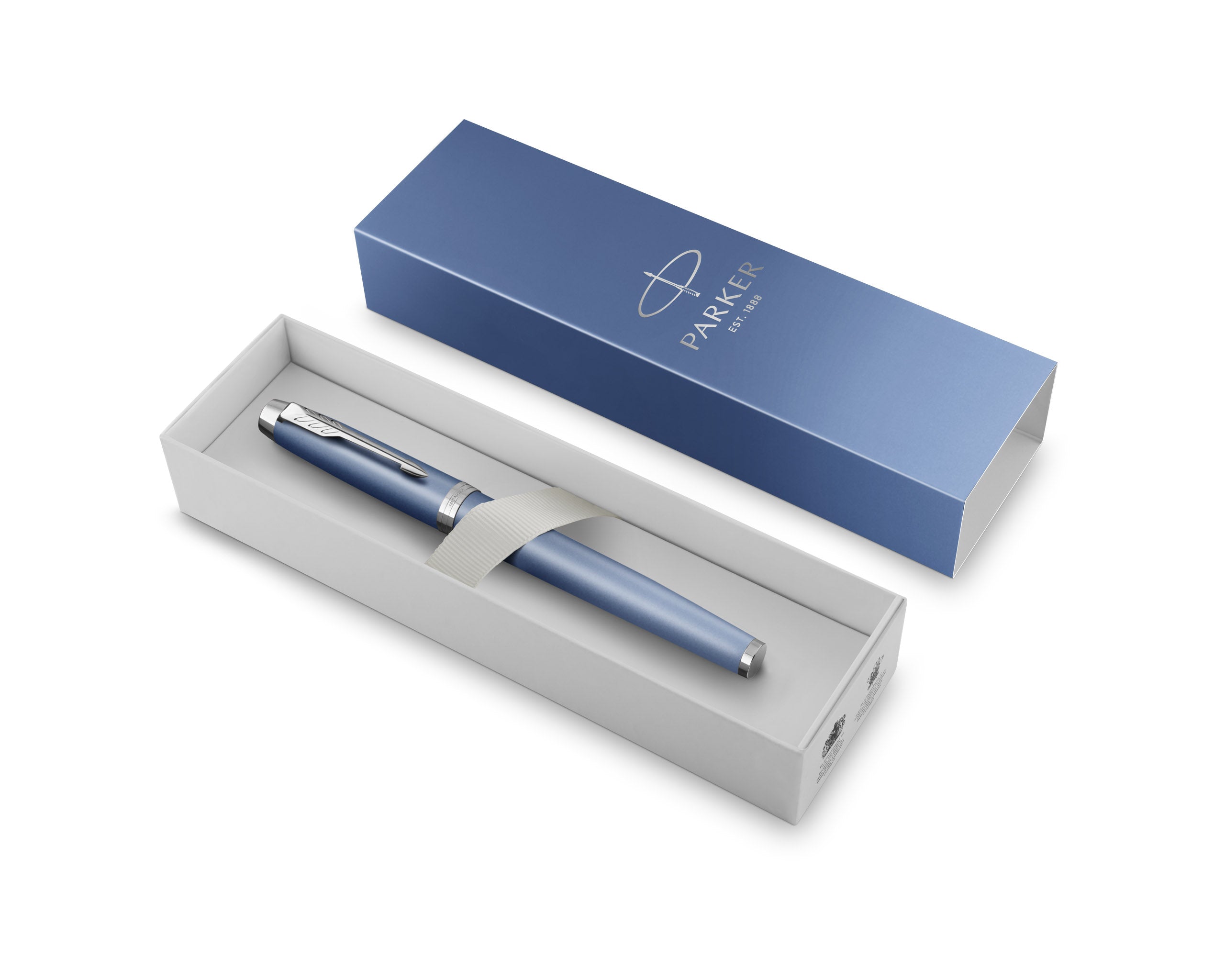 Parker IM Writing Rituals Fountain Pen - Blue with Chrome Trim