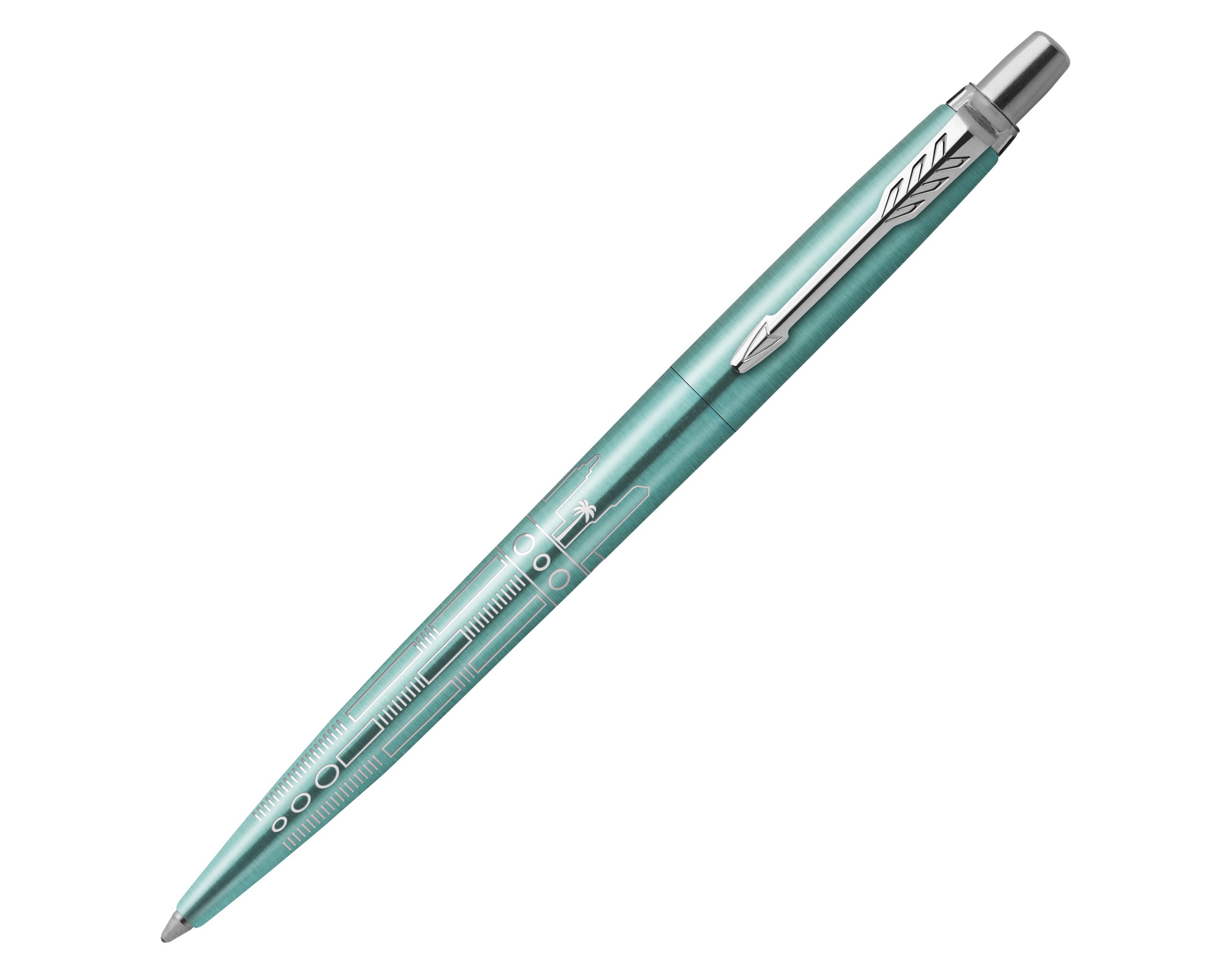 Parker Jotter Global Icons Ballpoint Pen - Miami Turquoise (Special Edition)