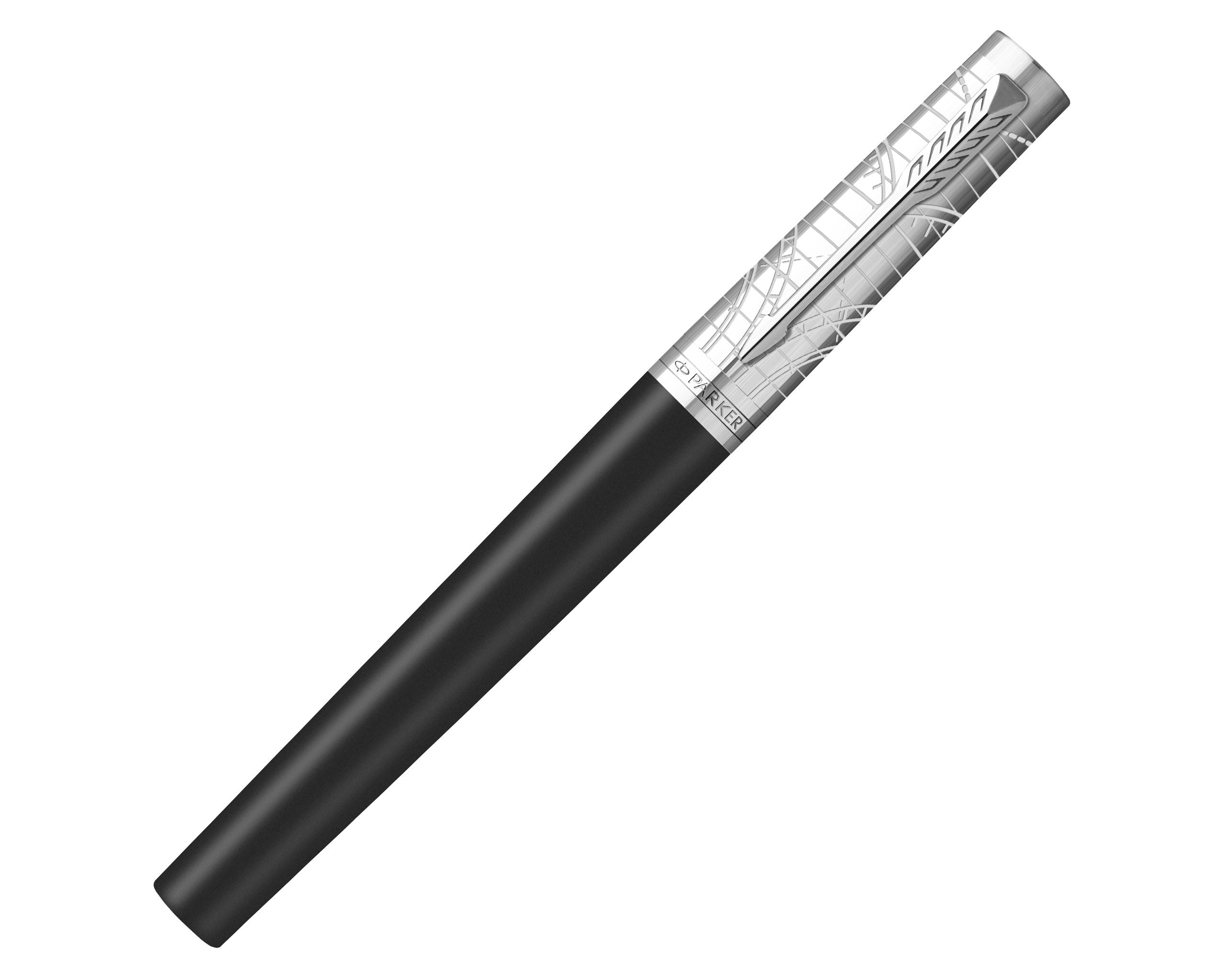 Parker Ingenuity Legacy of Flight Rollerball Pen with Chrome Trim