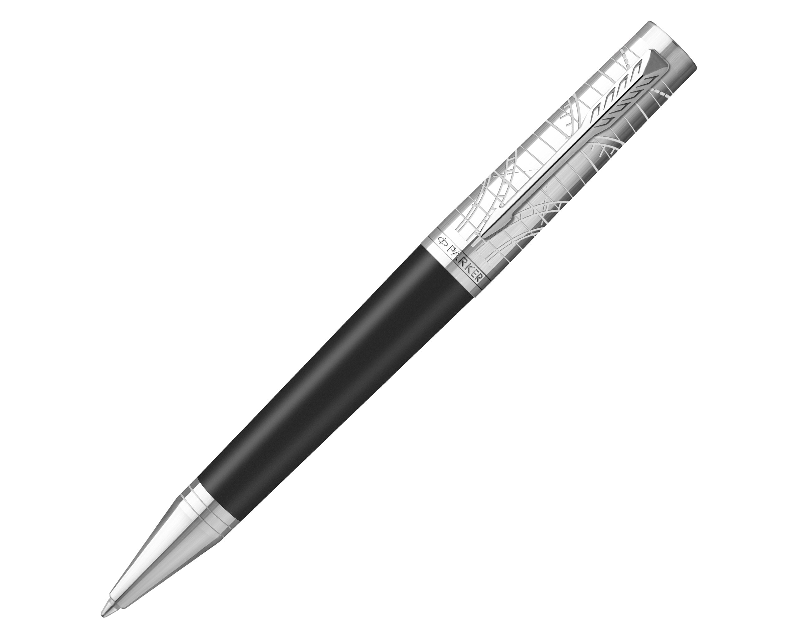 Parker Ingenuity Legacy of Flight Ballpoint Pen with Chrome Trim