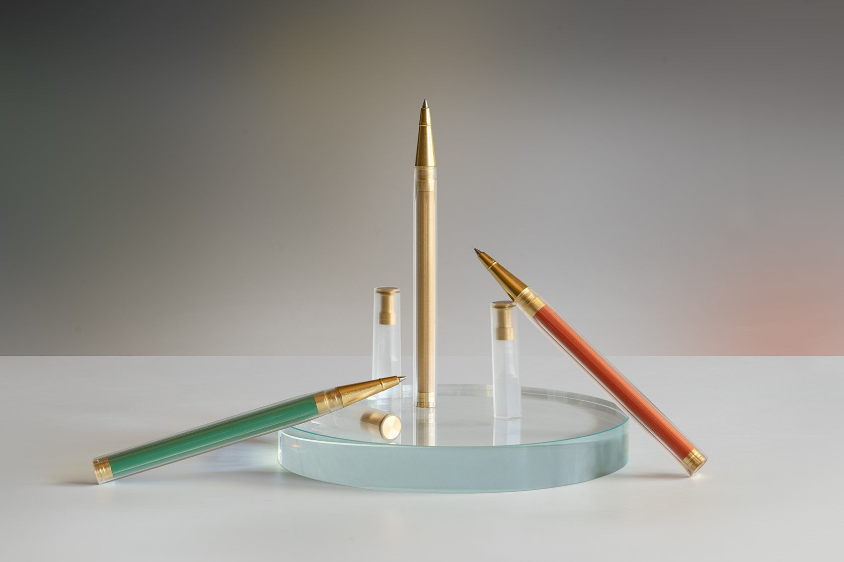 YStudio Glamour Evolve - Elemental Rollerball Pen Series - Clear Green