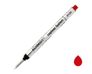 Schmidt Long Capless Rollerball Pen Refill Single 1 Pack - Red