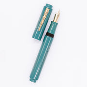 AP Limited Editions Urushi Lacquer Art Fountain Pen - Proplyd Aqua (with Bamboo Clip)