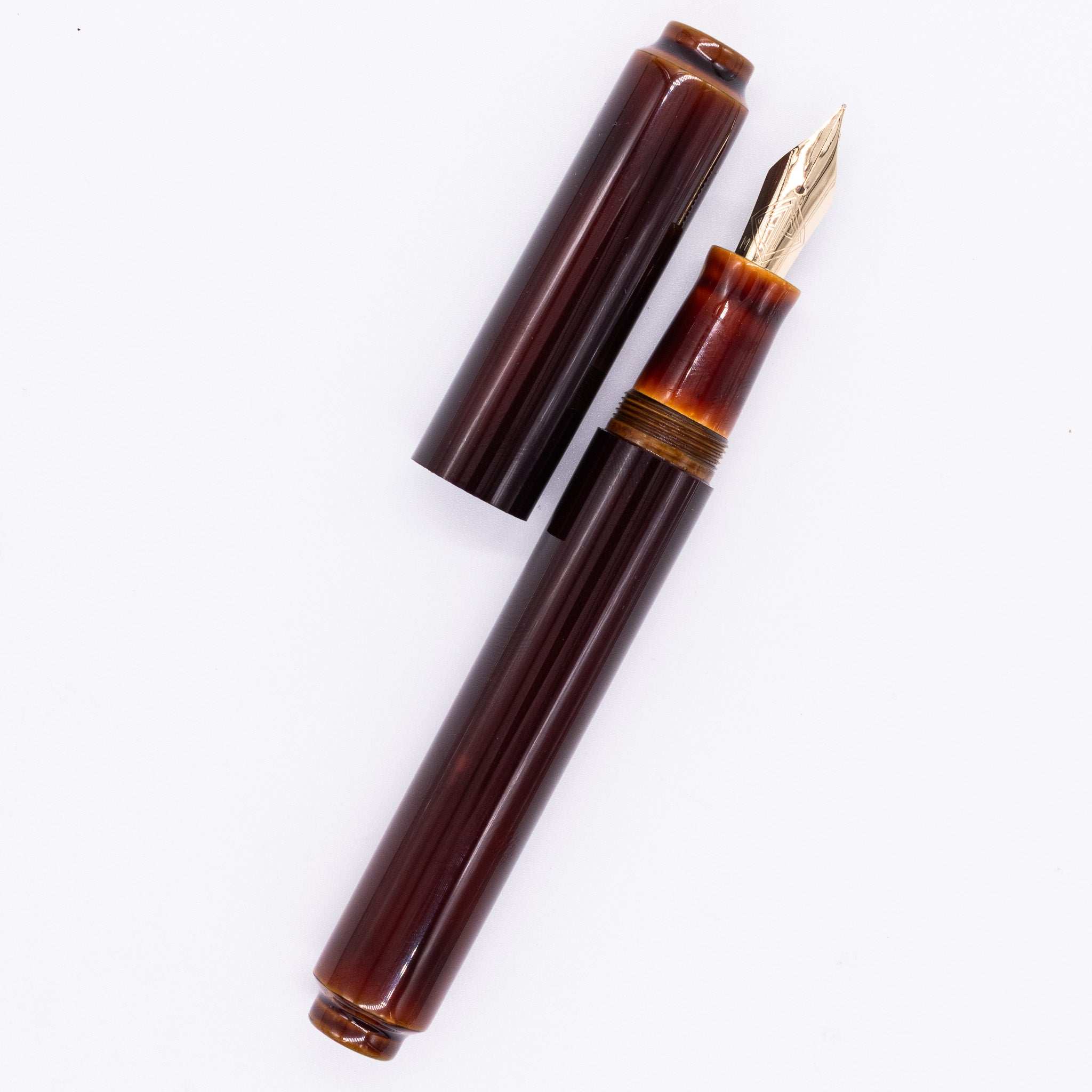 AP Limited Editions Urushi Lacquer Art Fountain Pen - Tamenuri Yellow