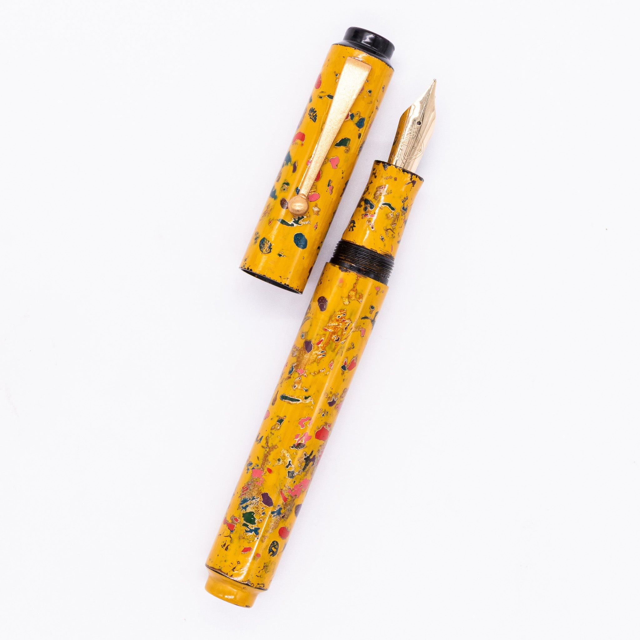 AP Limited Editions Urushi Lacquer Art Fountain Pen - The Magical Urushi Yellow
