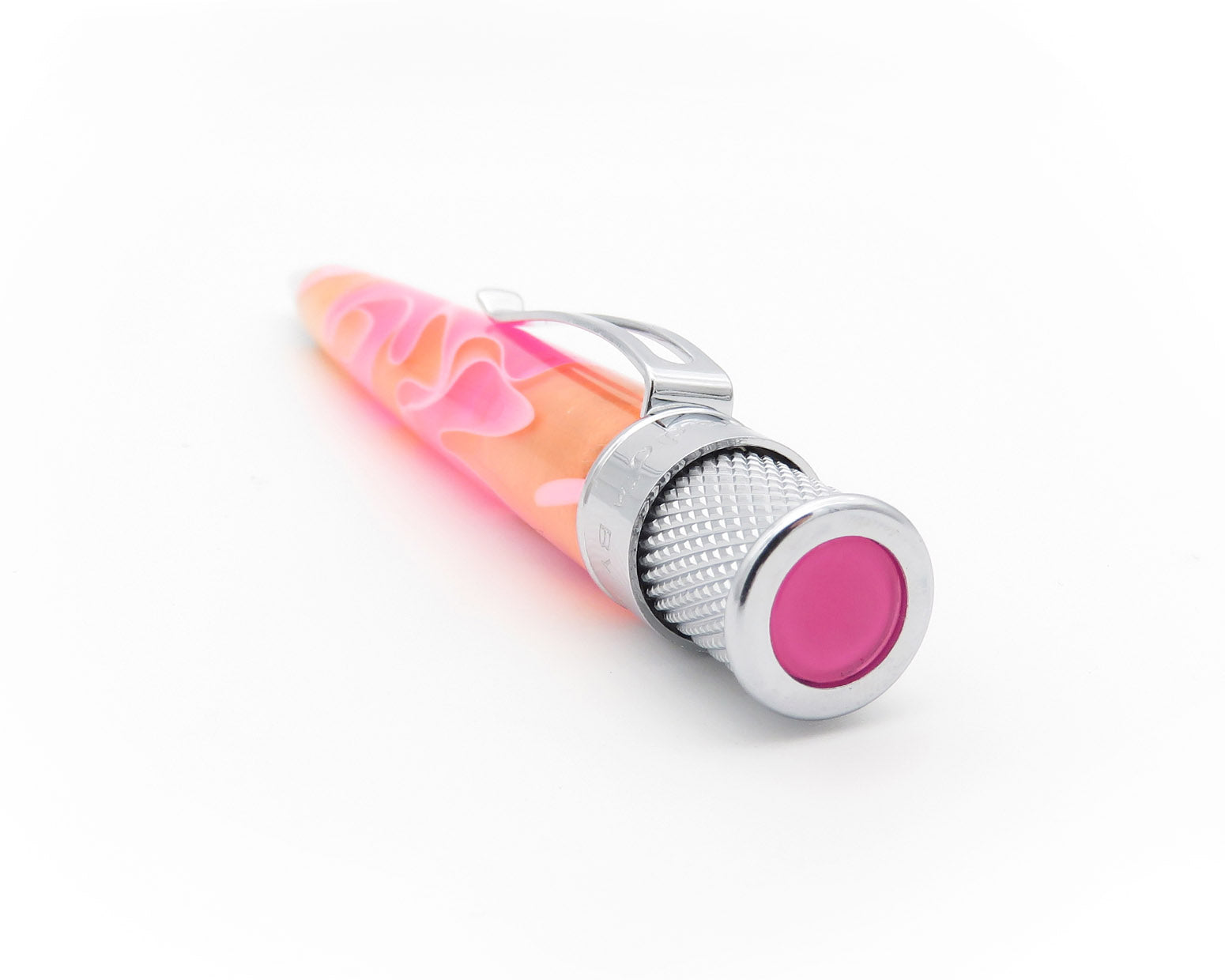 Retro51 Cosmic Swirl Pink & Orange Acrylic Tornado™ Rollerball Pen