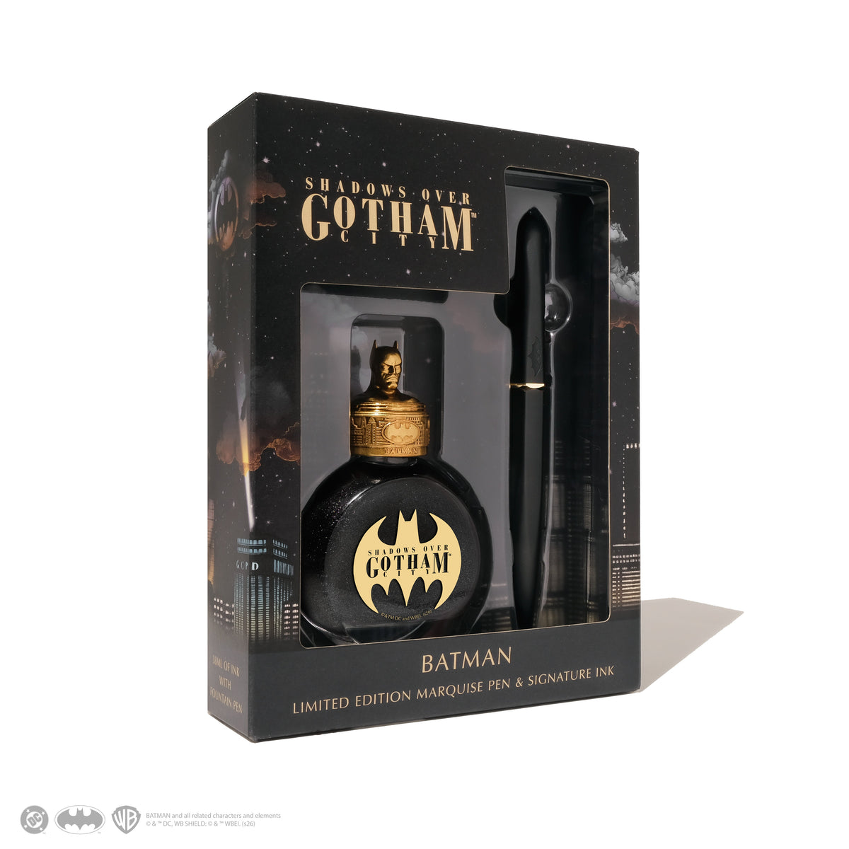 Ferris Wheel Press x Batman Marquise Fountain Pen Set with Ink - Batman - Limited Edition