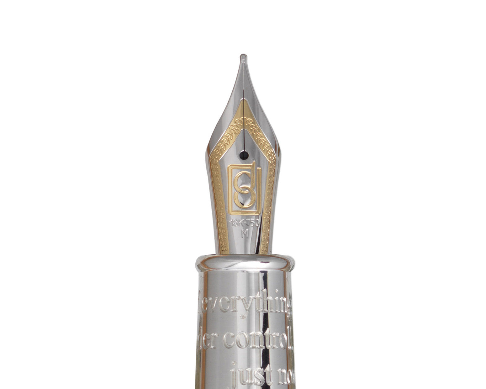 David Oscarson Take it to the Limit Fountain Pen - Carbon Black and Fire Red