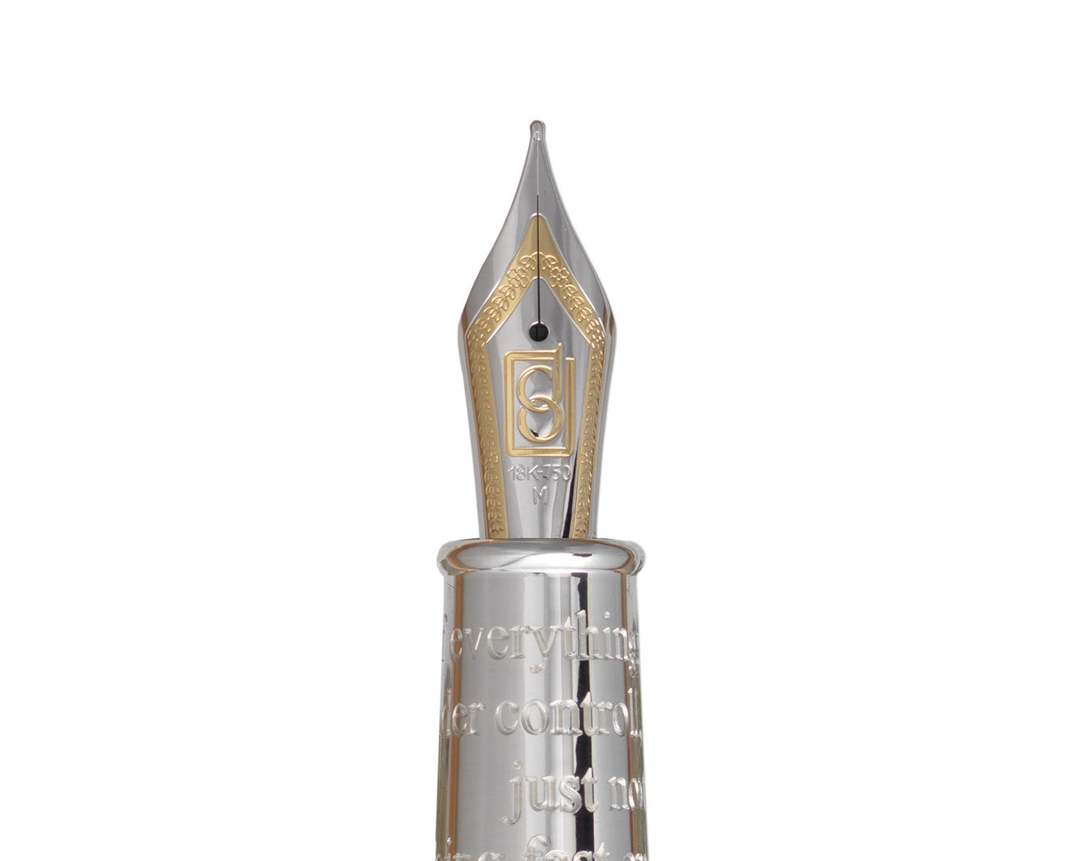 David Oscarson Take it to the Limit Fountain Pen - British Racing Green and Carbon Black