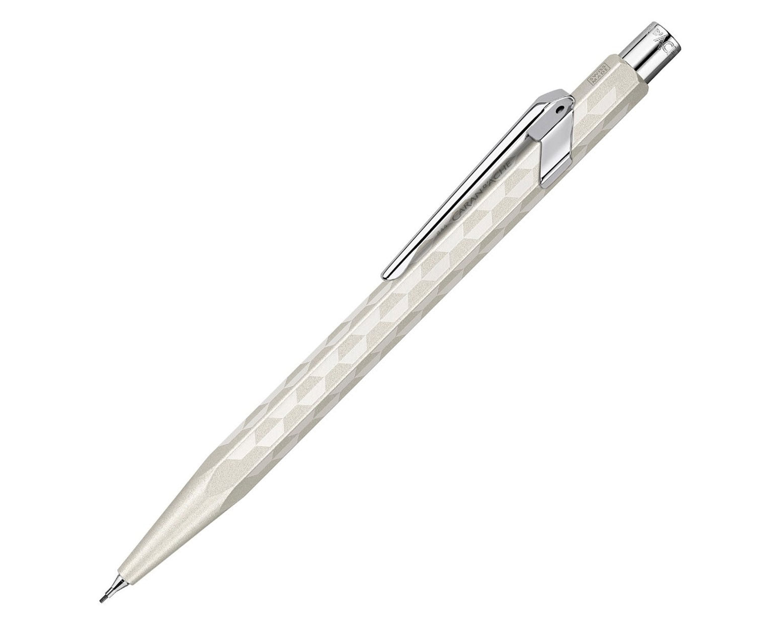 Caran d'Ache 849 Special Edition Alpine Frost White Mechanical Pencil