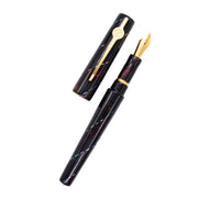 ConCoPens Traditional Vietnamese Lacquer Fountain Pen - Aurora Scroll