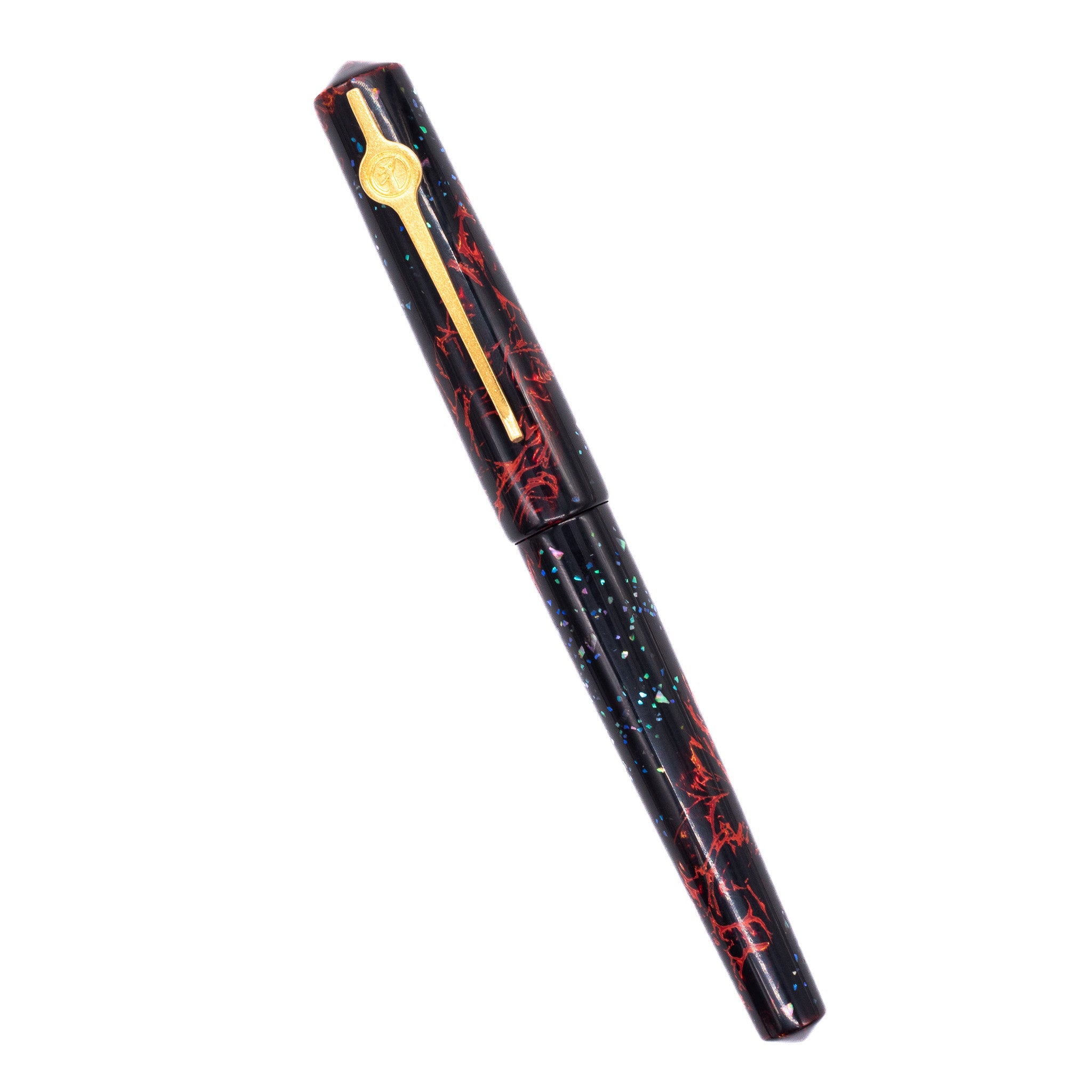 ConCoPens Traditional Vietnamese Lacquer Fountain Pen - Inferno