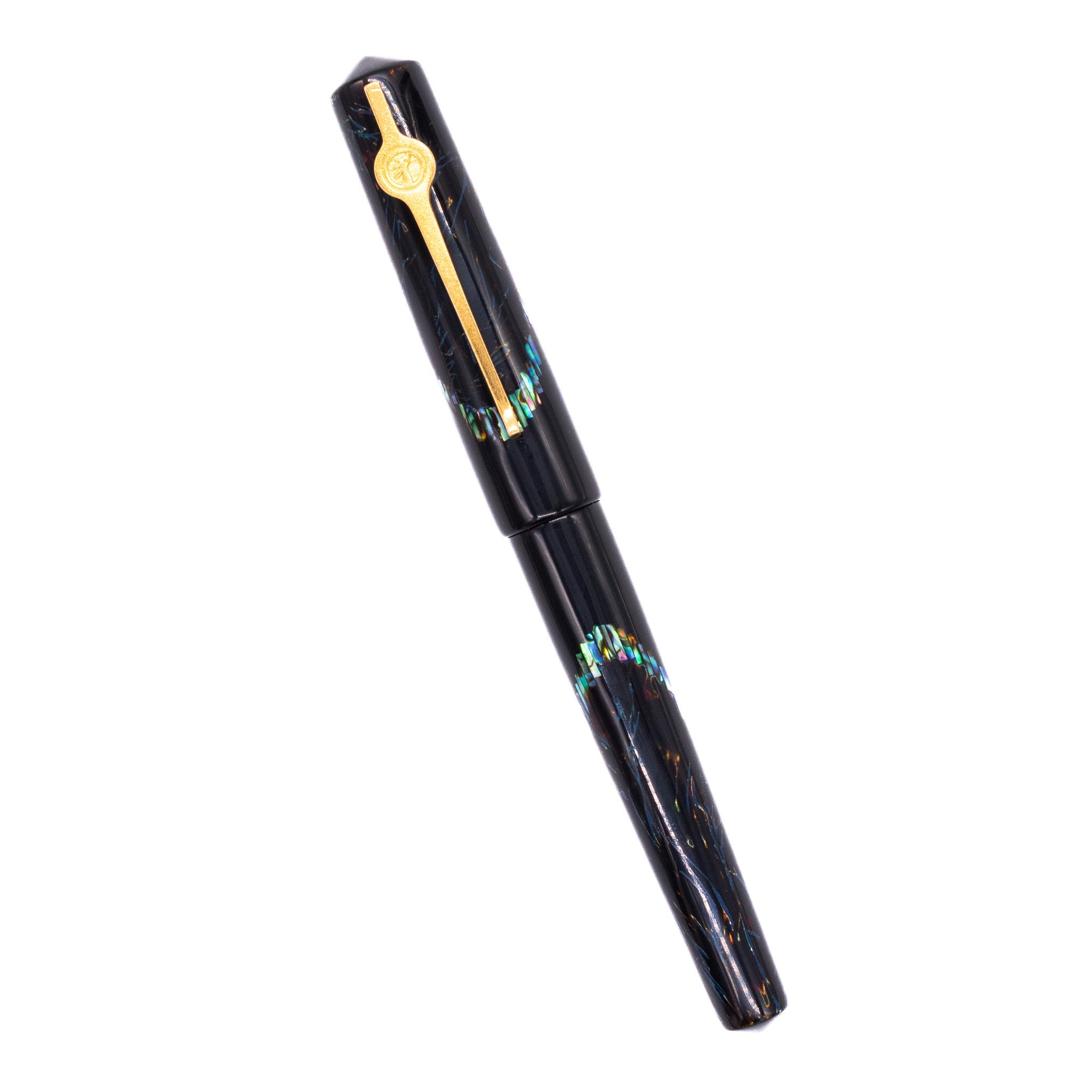 ConCoPens Traditional Vietnamese Lacquer Fountain Pen - Ocean Serenade