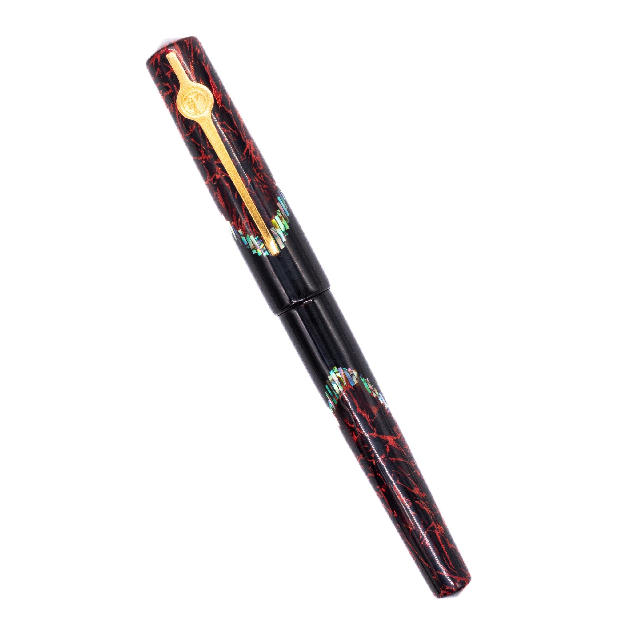 ConCoPens Traditional Vietnamese Lacquer Fountain Pen - Pyre