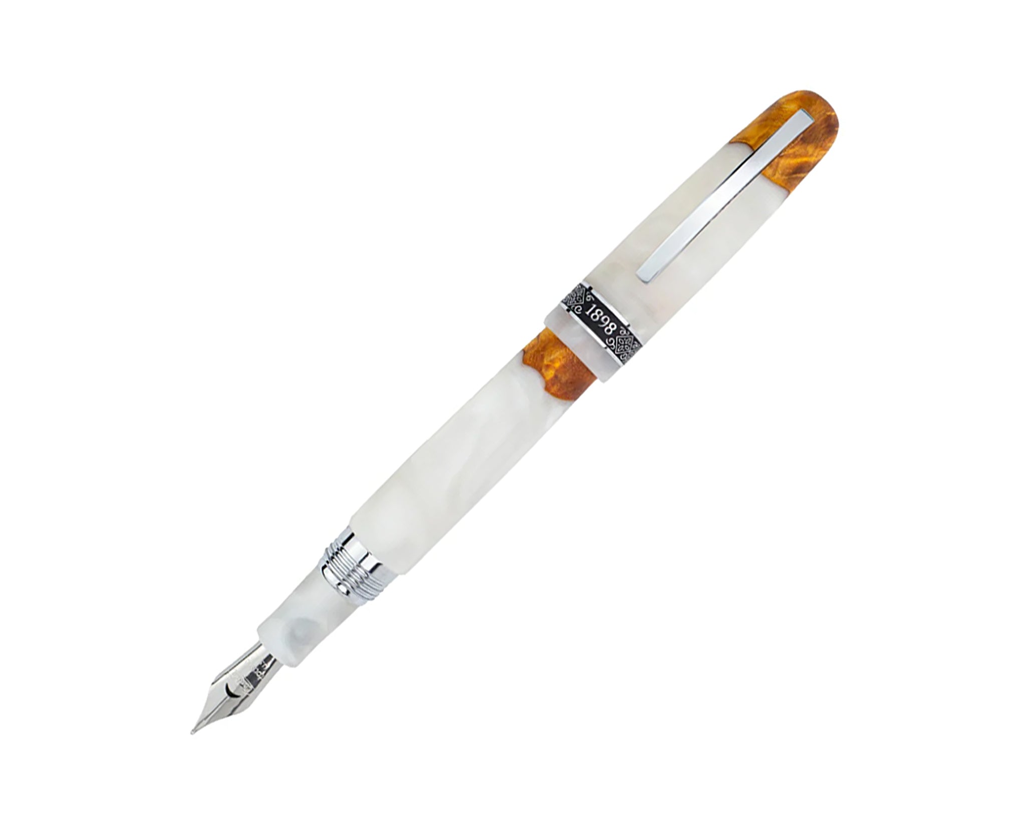 Conklin 1898 Limited Edition Spectra Fusion White Fountain Pen