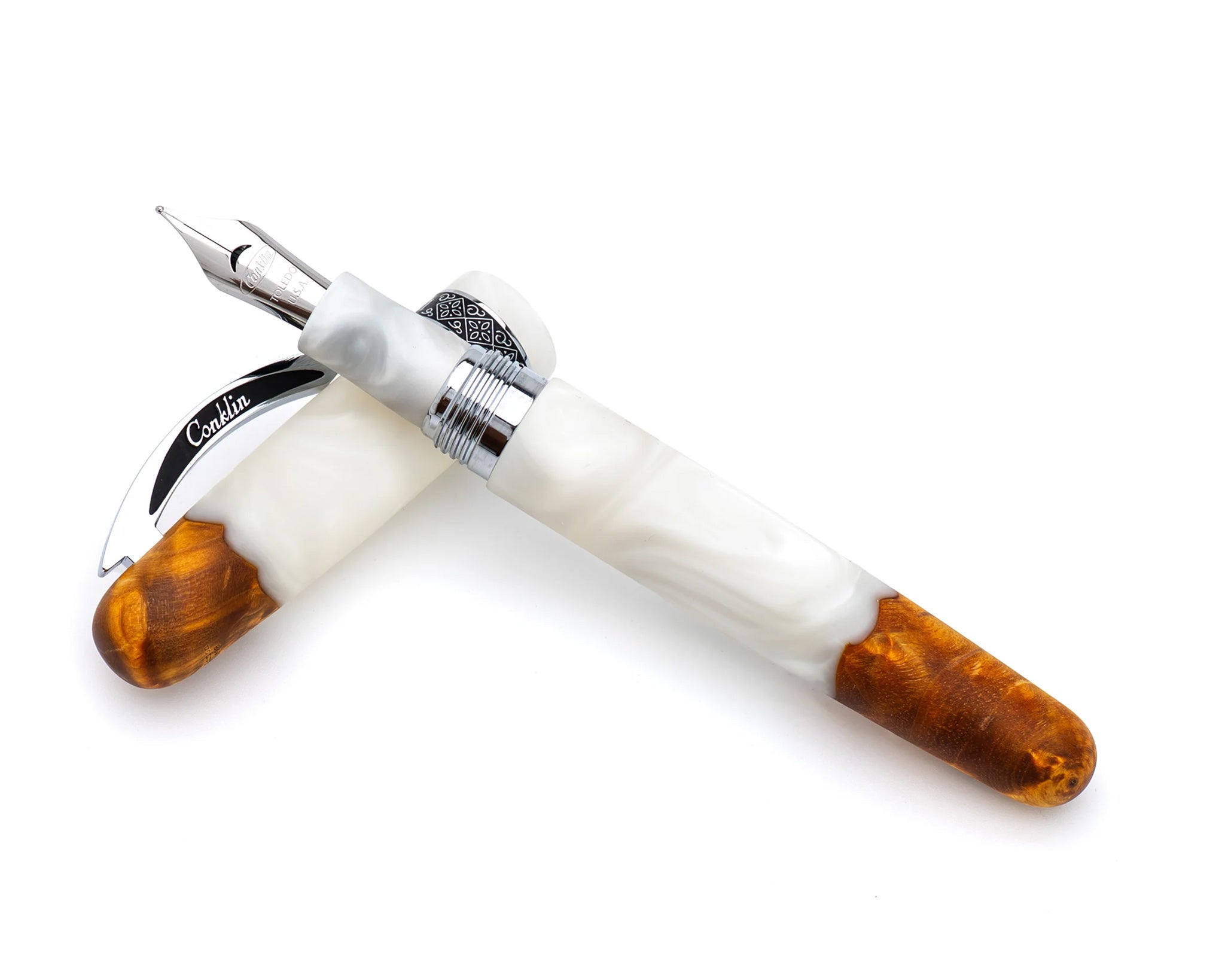 Conklin 1898 Limited Edition Spectra Fusion White Fountain Pen