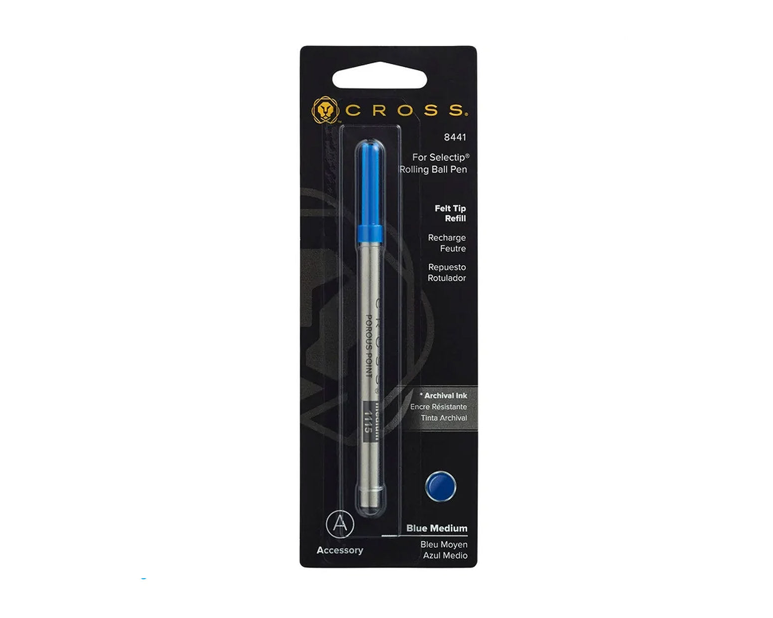 Cross Porous-Point Felt Tip Refill for Selectip - Blue