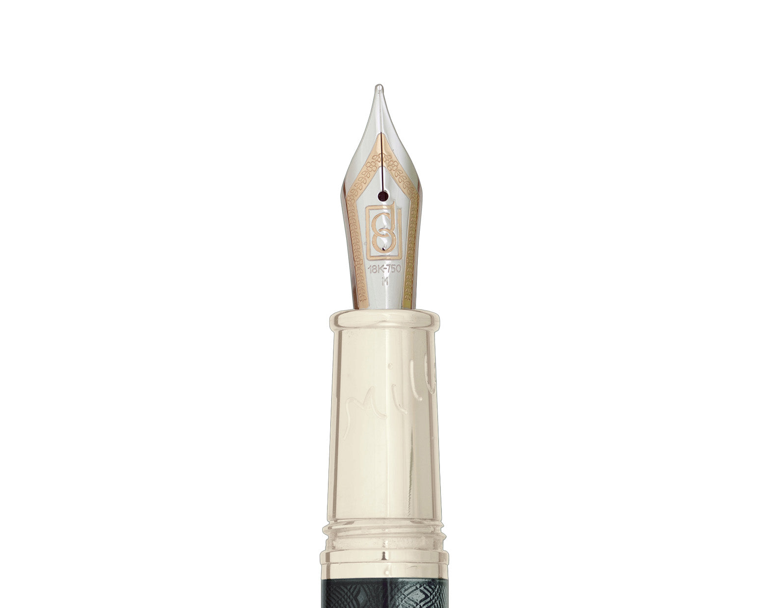 David Oscarson Carl Milles Fountain Pen - Mossy Black and Grey