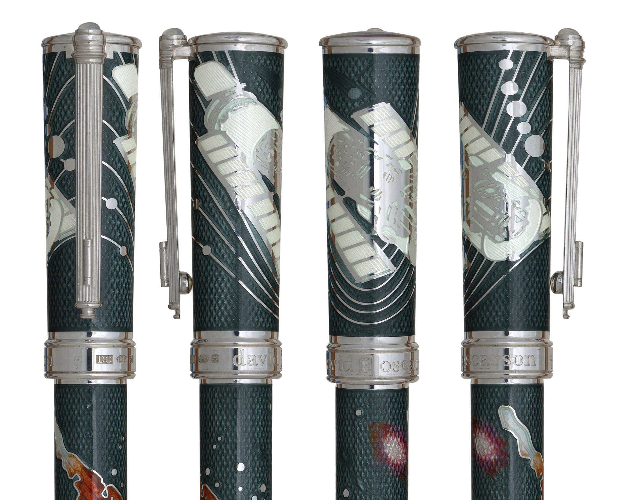 David Oscarson Edwin Hubble Fountain Pen - Moon Dust