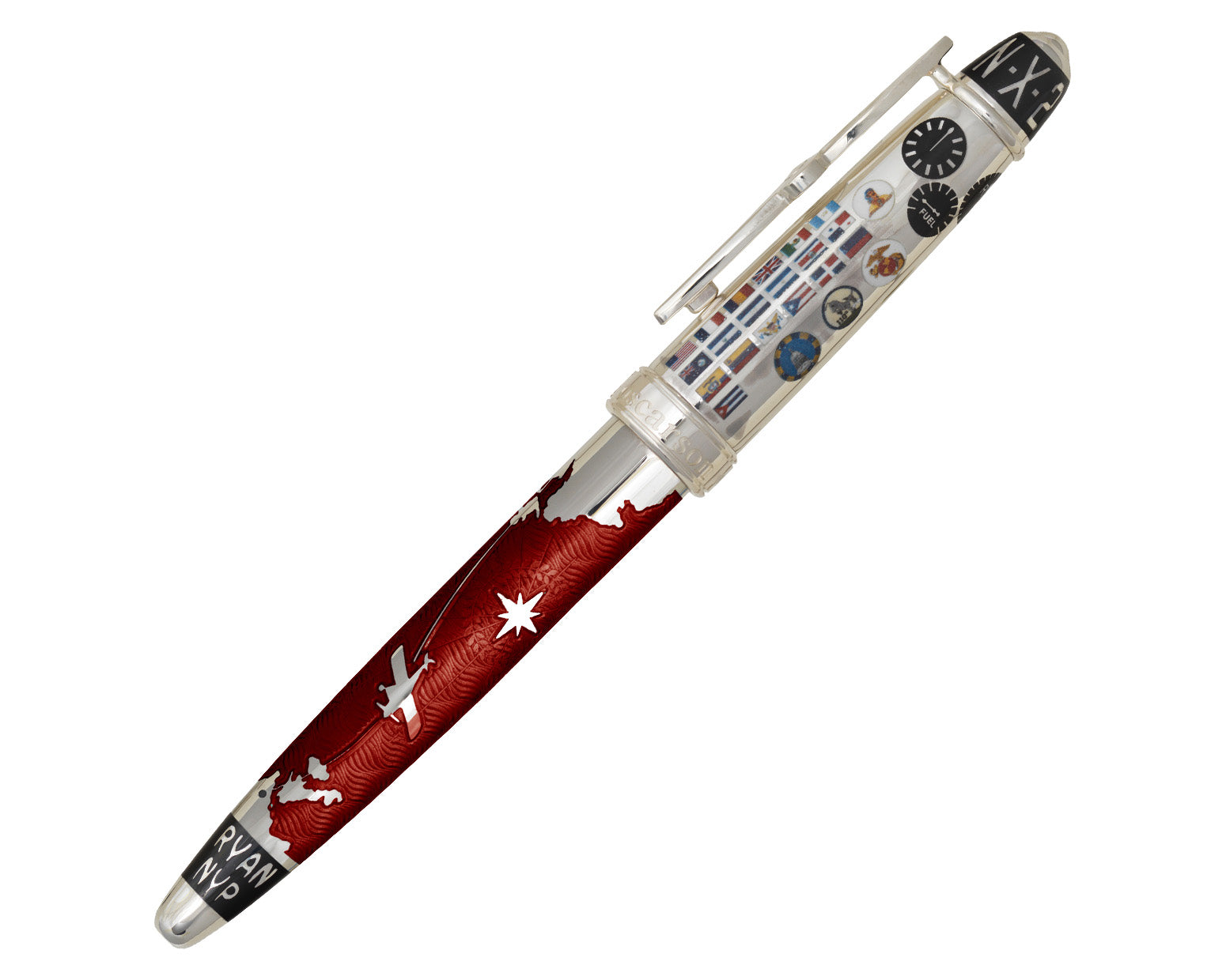 David Oscarson Spirit of St. Louis Fountain Pen - Sunset