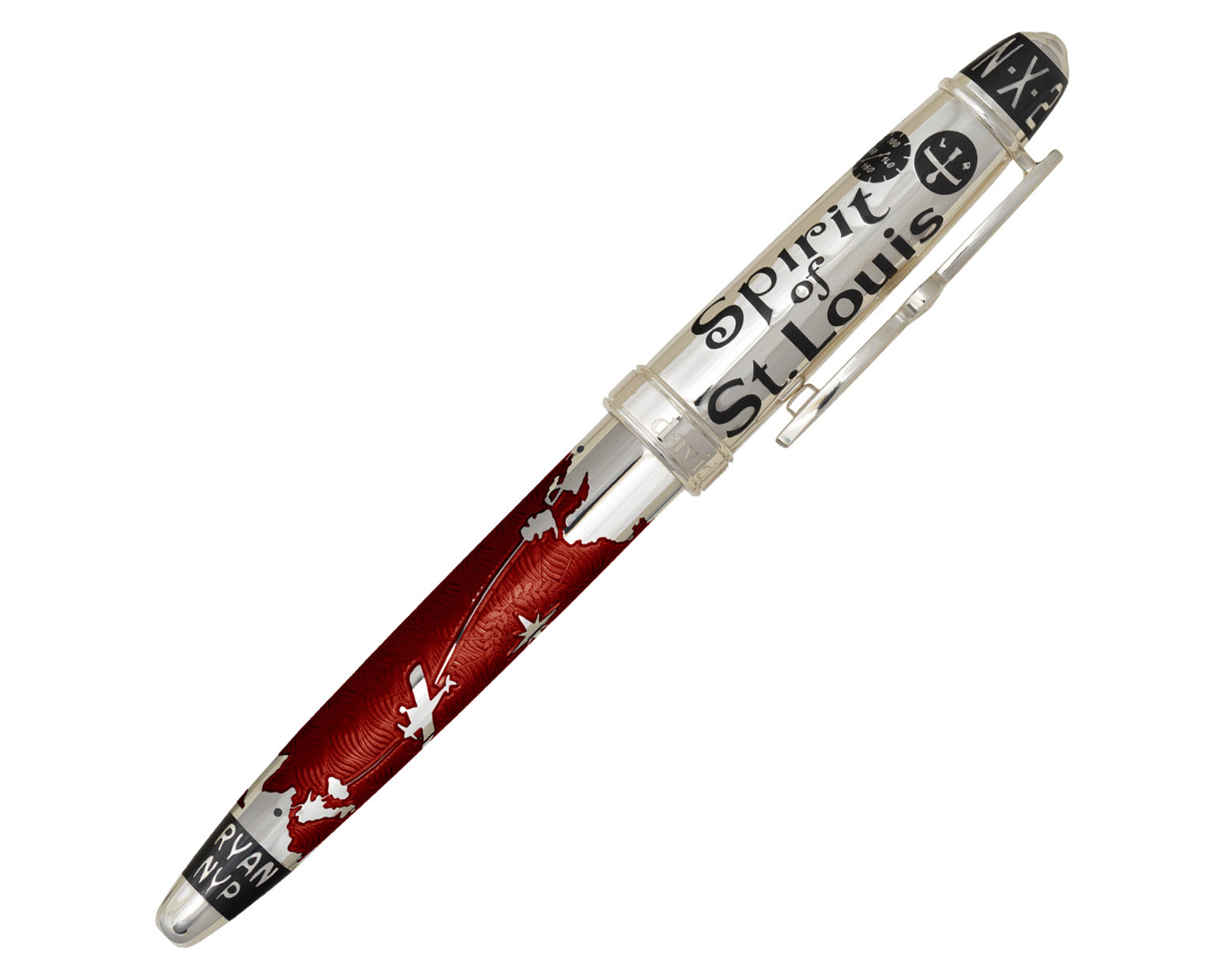 David Oscarson Spirit of St. Louis Fountain Pen - Sunset