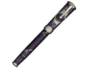 David Oscarson Nikola Tesla Fountain Pen - Translucent White, Grey, Mossy Black and Opaque Purple