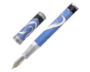 David Oscarson Valhalla Fountain Pen  - Odin - Black, White, Blue