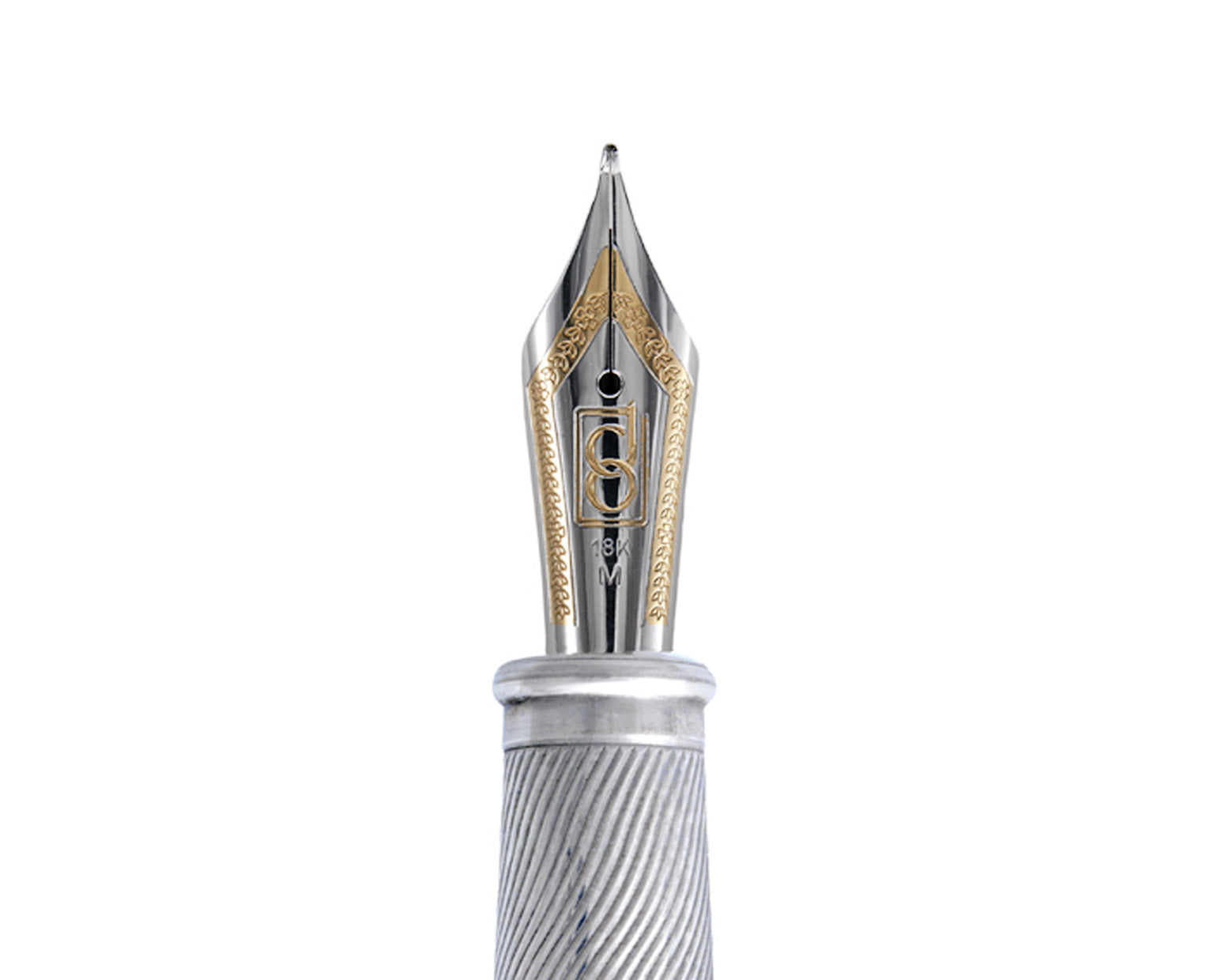David Oscarson Valhalla Fountain Pen  - Odin - Black, White, Blue