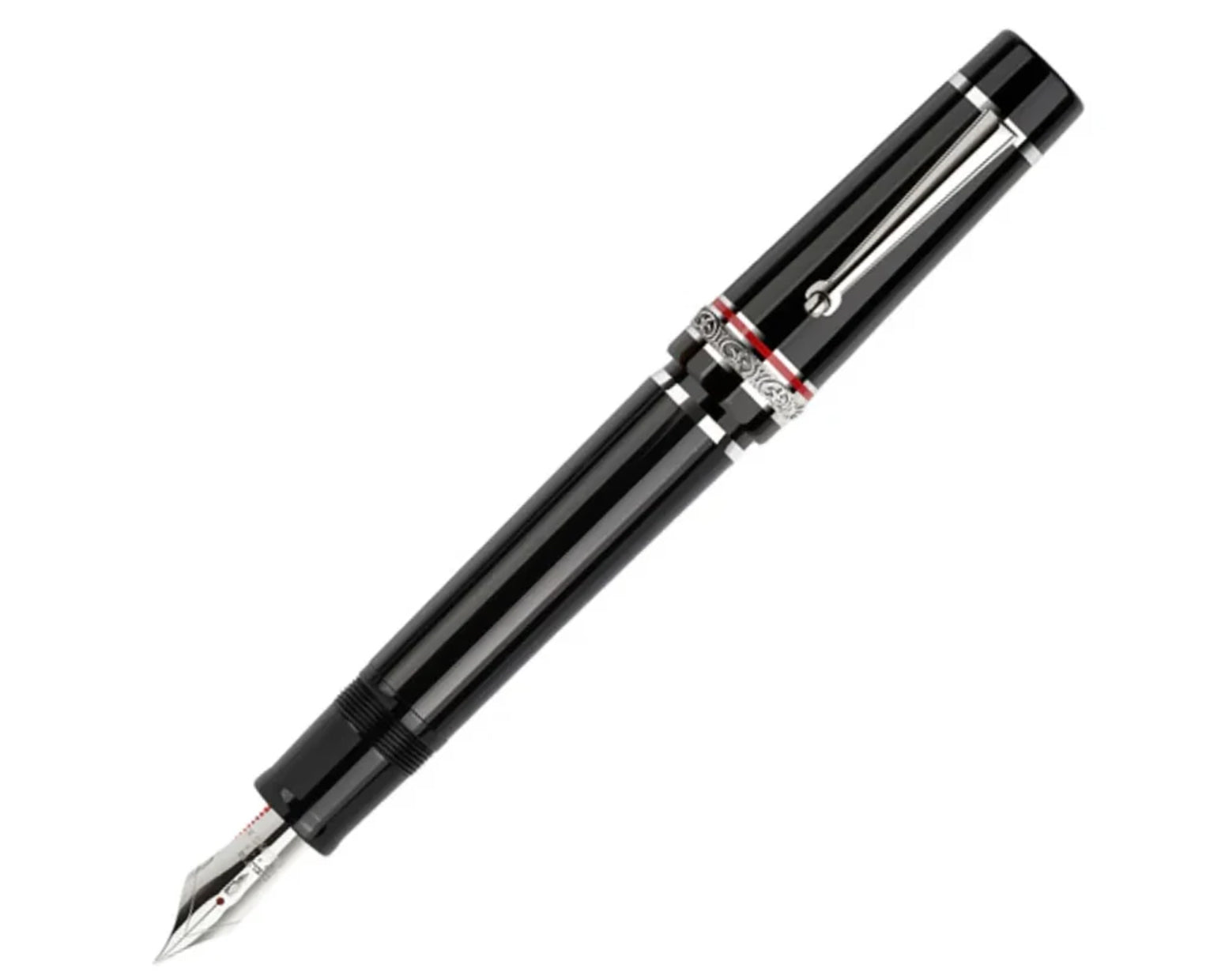 Delta DV Original Oversize Black 14k Cartridge/Converter Fountain Pen