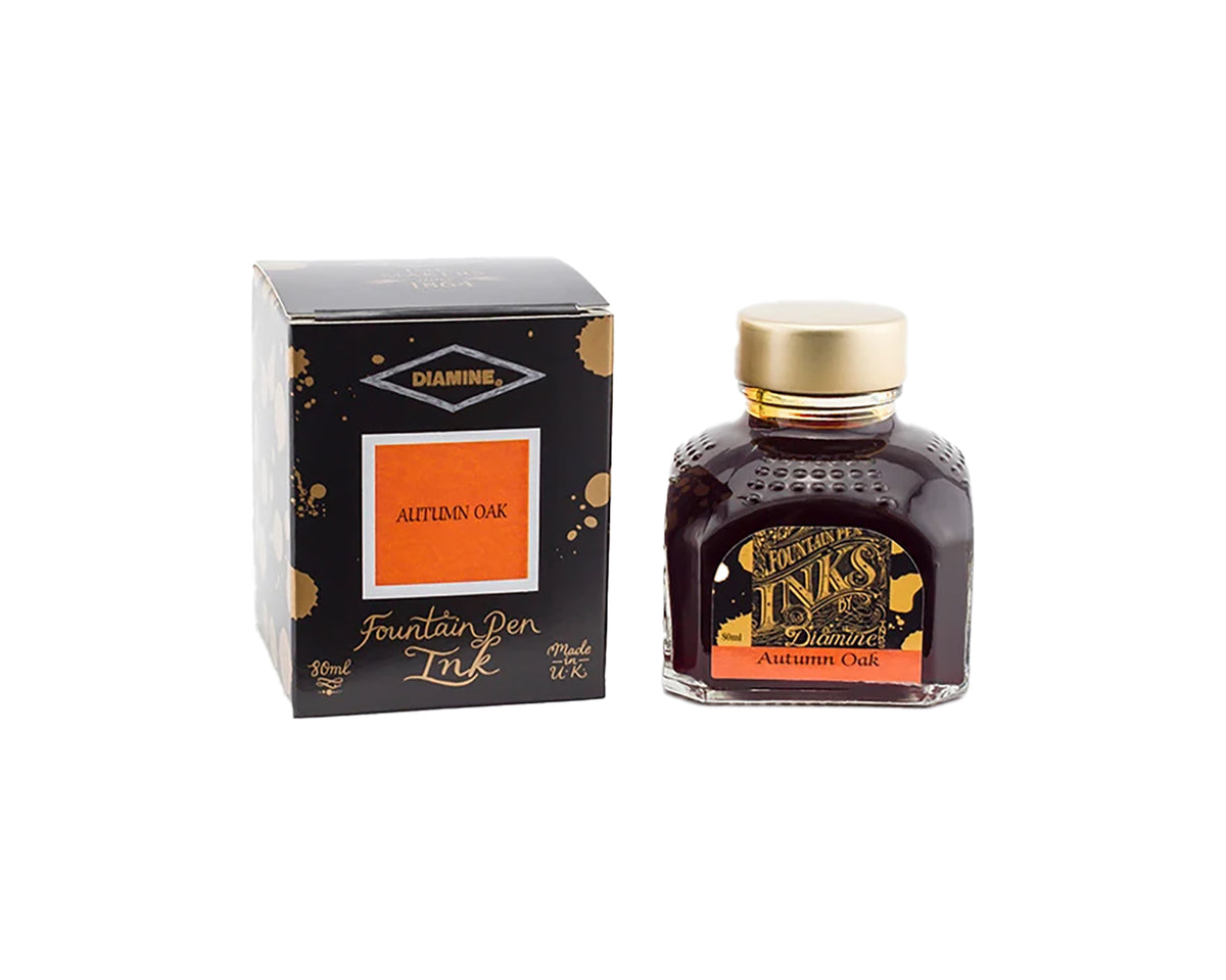 Diamine Bottled Ink 80ml - Autumn Oak