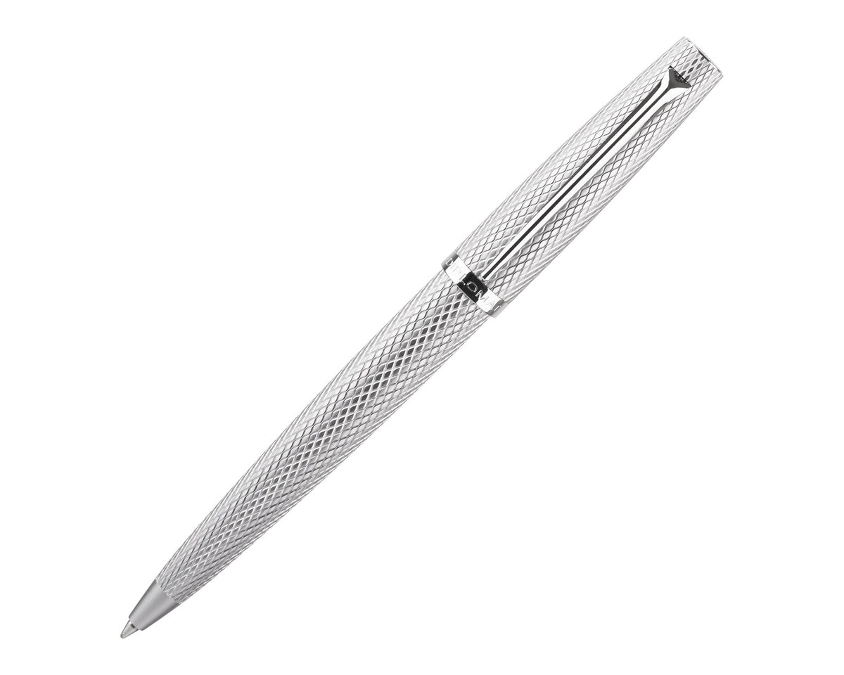 Diplomat Viper Silver Guilloche Ballpoint Pen