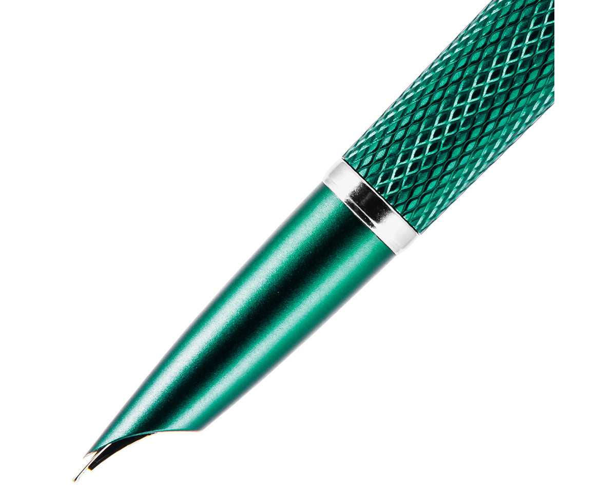 Diplomat Viper Green Guilloche Fountain Pen
