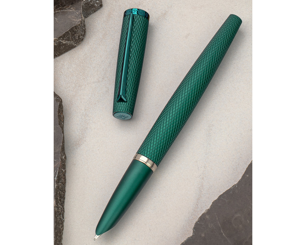Diplomat Viper Green Guilloche Fountain Pen