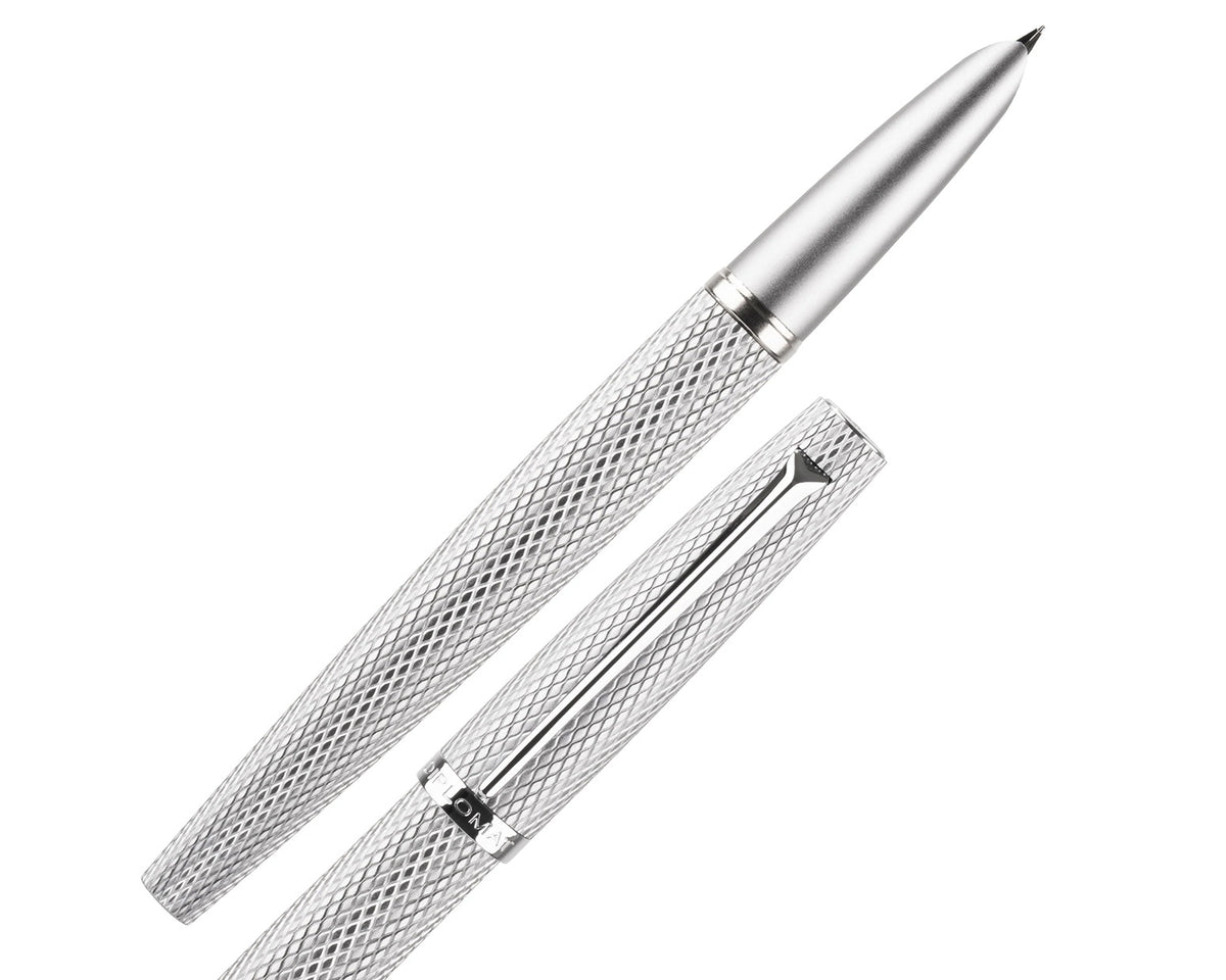 Diplomat Viper Silver Guilloche Fountain Pen