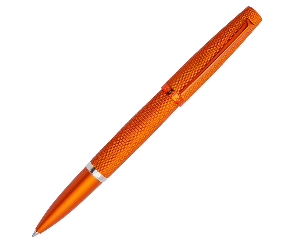 Diplomat Viper Orange Guilloche Rollerball Pen