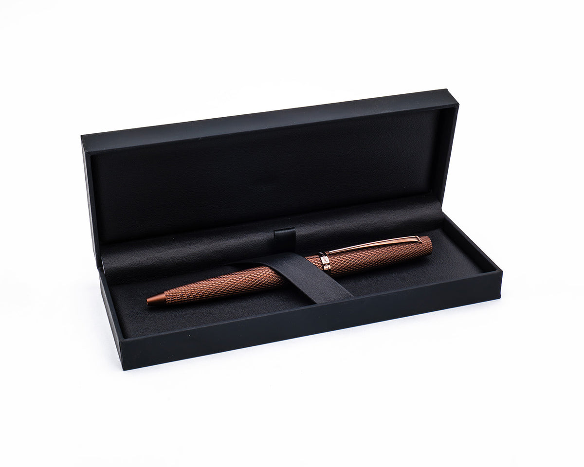 Diplomat Viper Brown Guilloche Ballpoint Pen