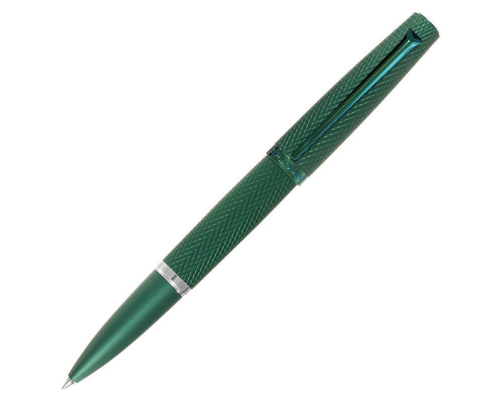 Diplomat Viper Green Guilloche Rollerball Pen