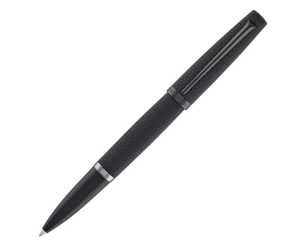 Diplomat Viper Noir/Black Guilloche Rollerball Pen