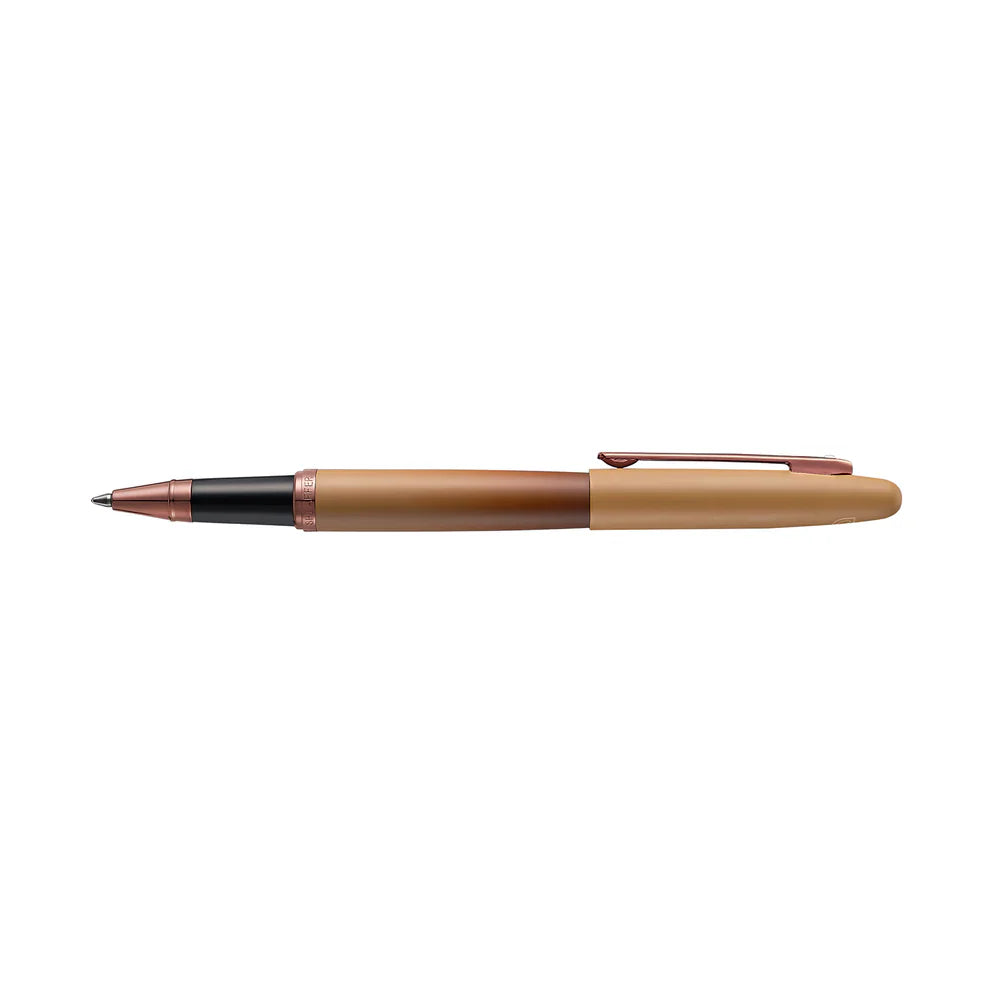 Sheaffer VFM 9428 Coffee Edition Matte Brown Rollerball Pen with Regal Brown PVD Trims