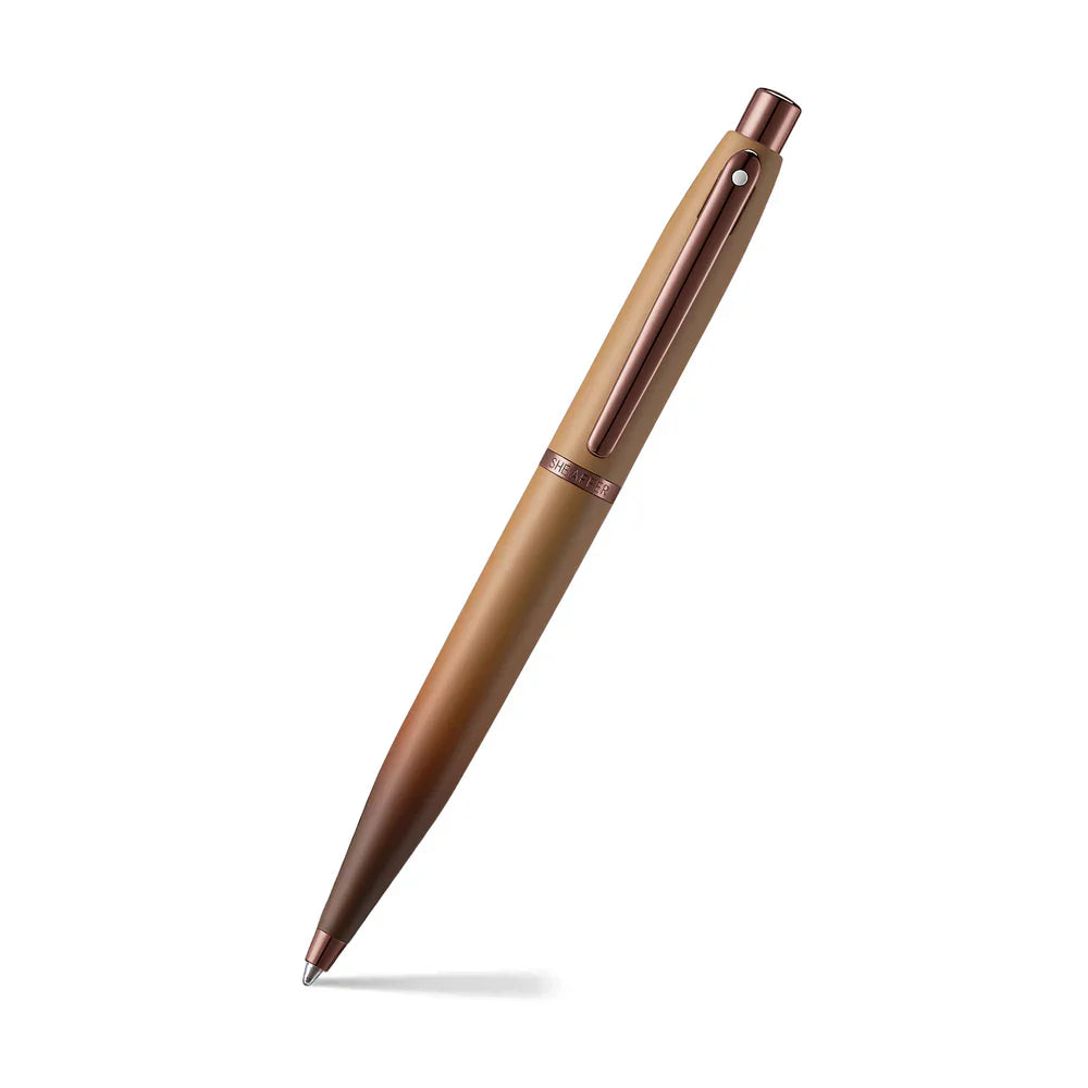 Sheaffer VFM Coffee Edition Matte Brown Ballpoint Pen with Regal Brown PVD Trim