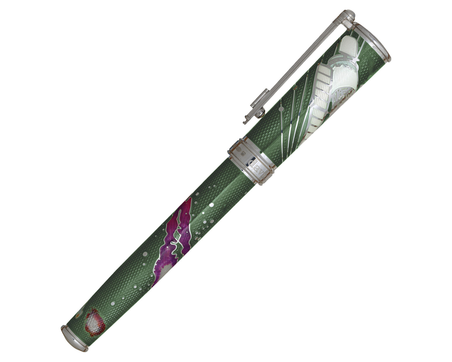 David Oscarson Edwin Hubble Rollerball Pen - Galactic Green