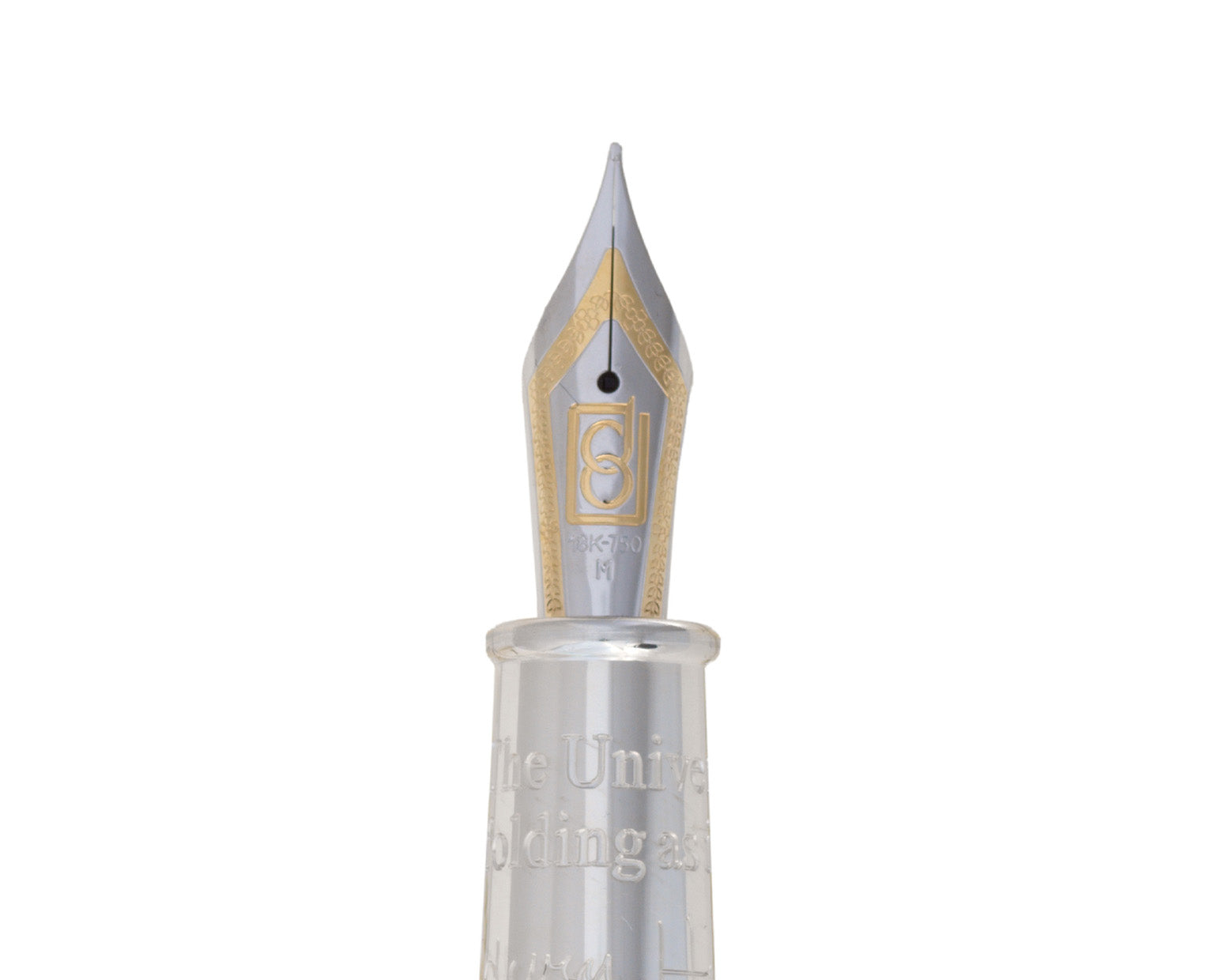 David Oscarson Edwin Hubble Fountain Pen - Monochromatic Black and White