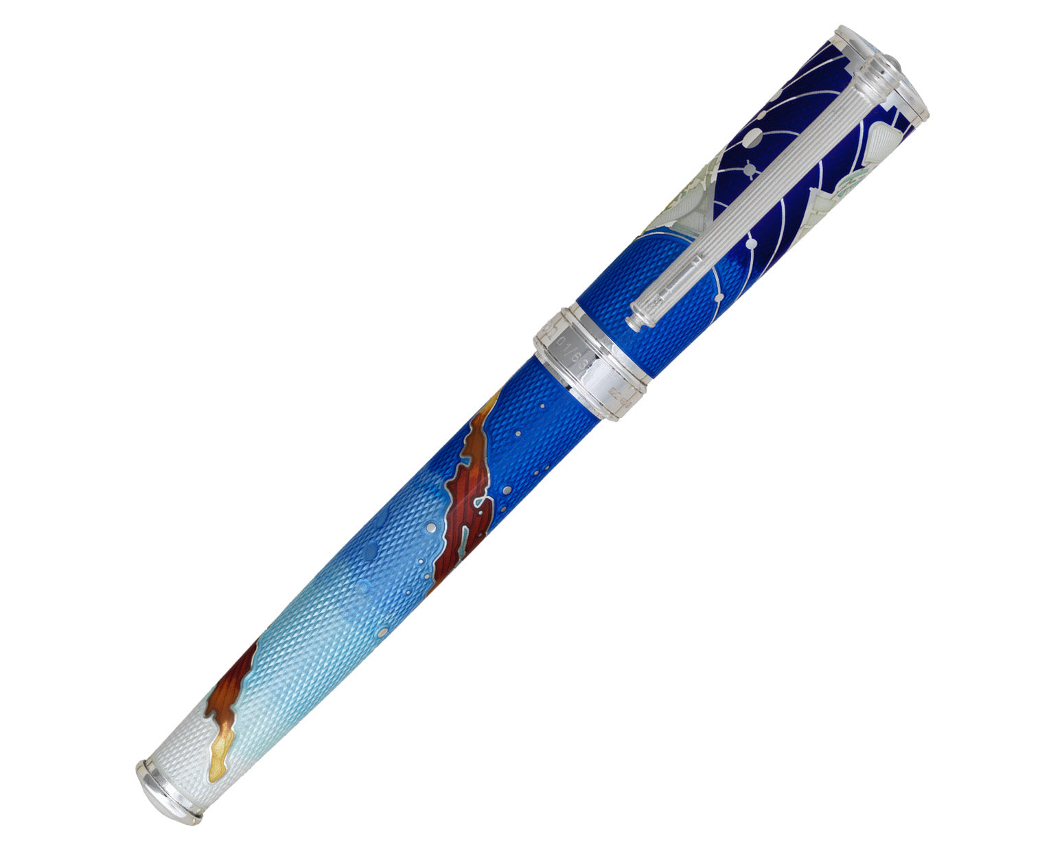 David Oscarson Edwin Hubble Fountain Pen - Stratospheric Blue