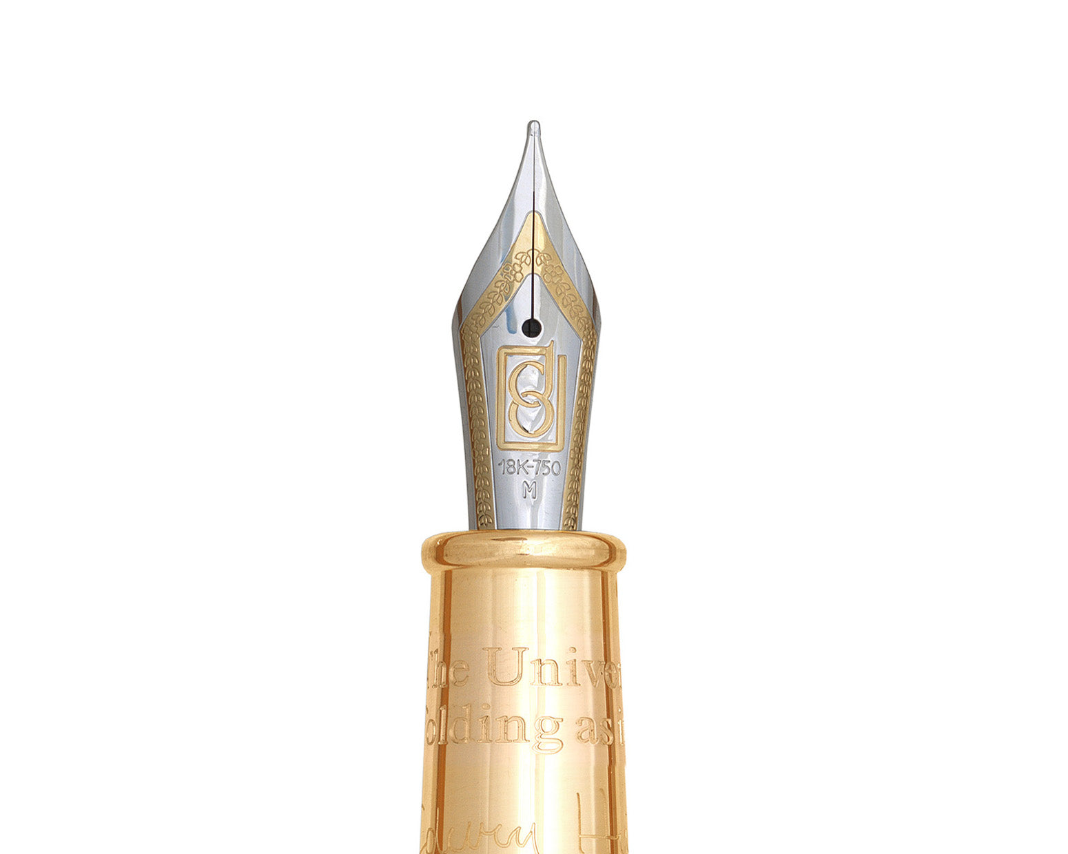 David Oscarson Edwin Hubble Fountain Pen - Twilight Blue with Gold Vermeil