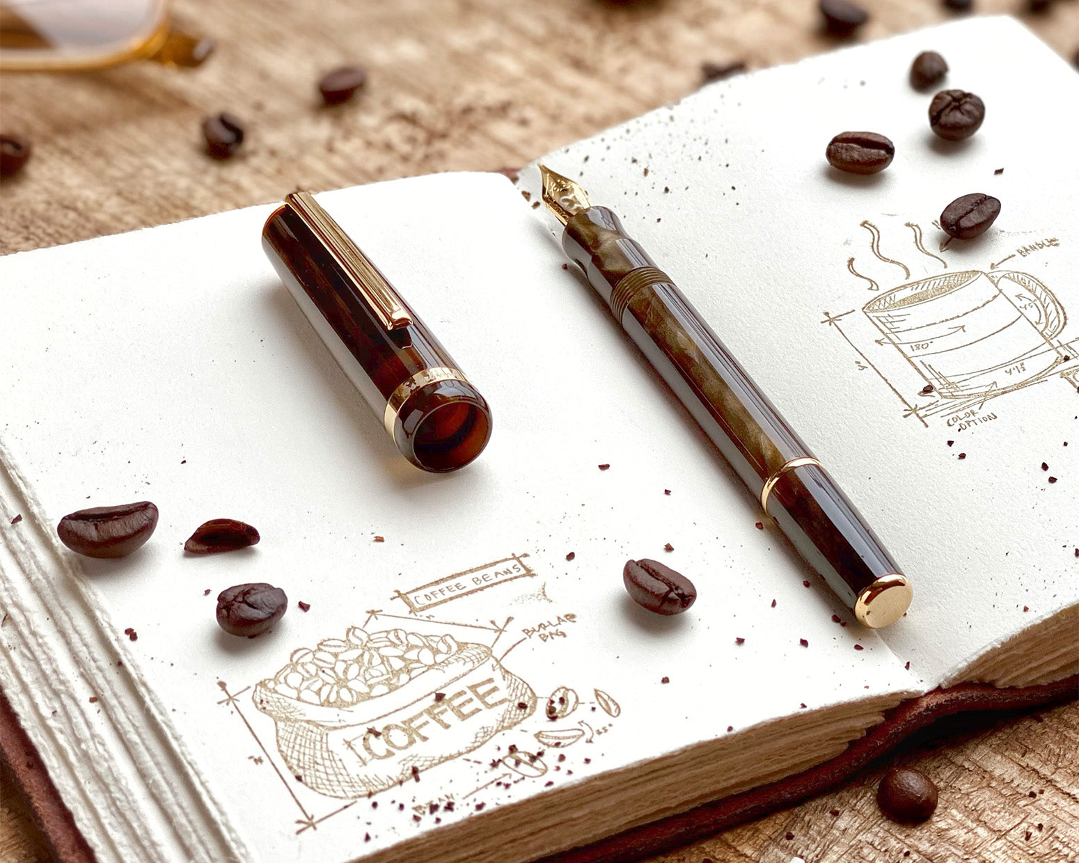 Esterbrook JR Pumpkin Latte Fountain Pen