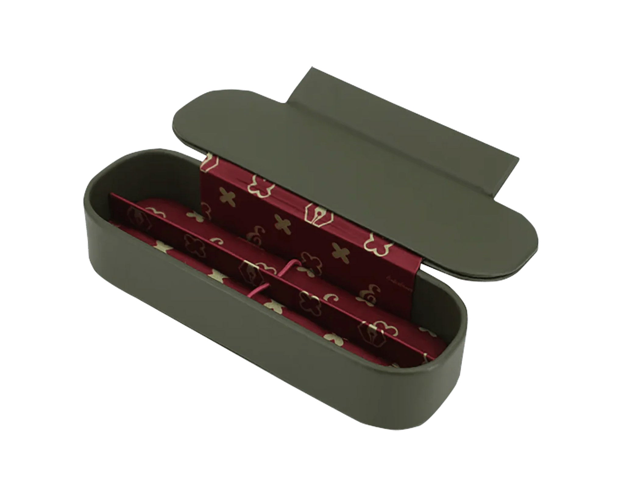 Esterbrook Nook 2 Slot Pen Case - Moss Green