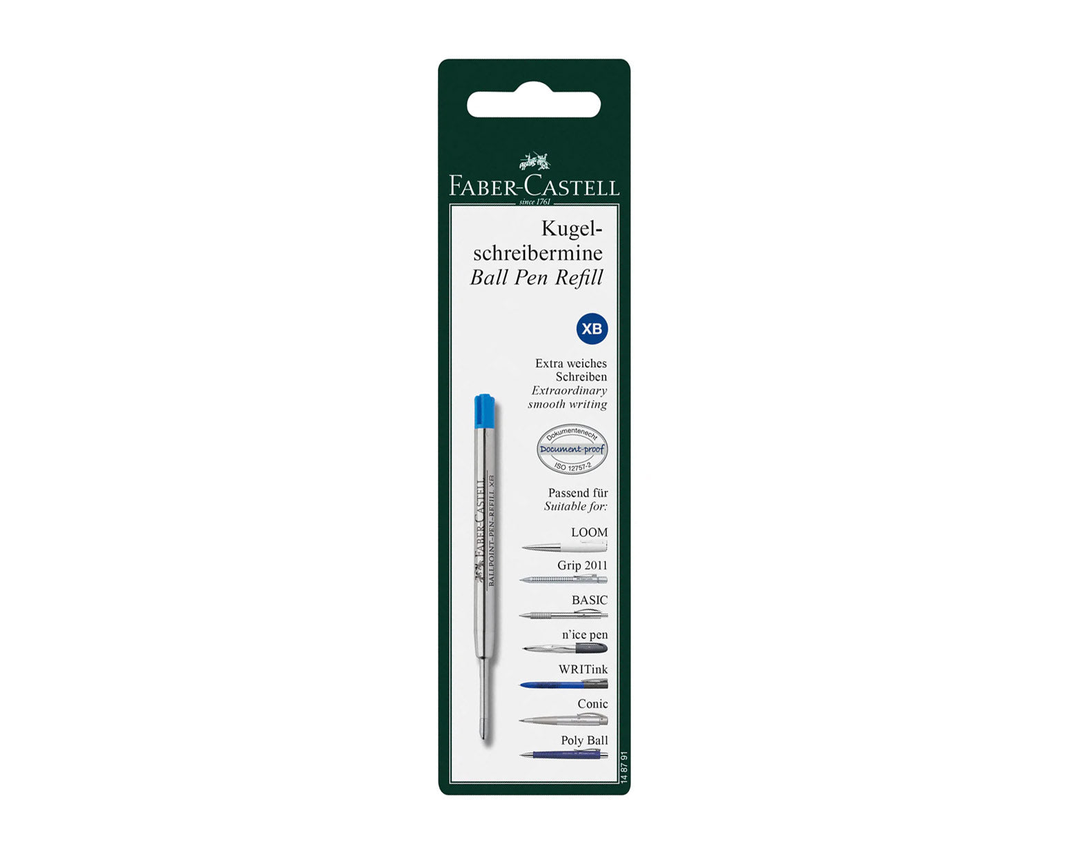 Faber-Castell Ballpoint Pen Refill - Blue